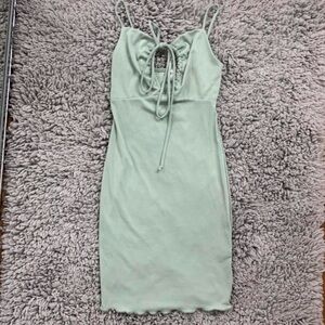 Mint Green Mini Dress
